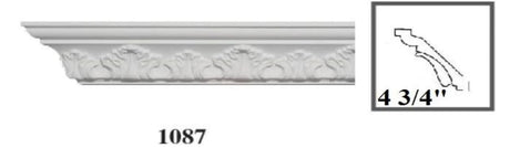 MOULDING Pattern Crown Moulding Polyurethane- 8FT LENGTH MARMEGA