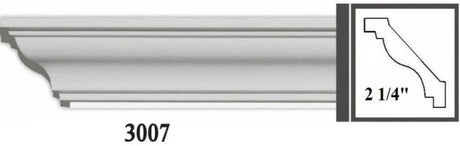 MOULDING Plain Crown Moulding Polyurethane- 8FT LENGTH in 12 Designs MARMEGA