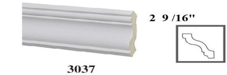 MOULDING Plain Crown Moulding Polyurethane- 8FT LENGTH in 12 Designs MARMEGA