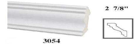 MOULDING Plain Crown Moulding Polyurethane- 8FT LENGTH in 12 Designs MARMEGA