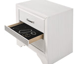 Miranda Queen 2-Drawer Storage Bed White 4PC Set - SET4PC205111Q Pie's Variety Store