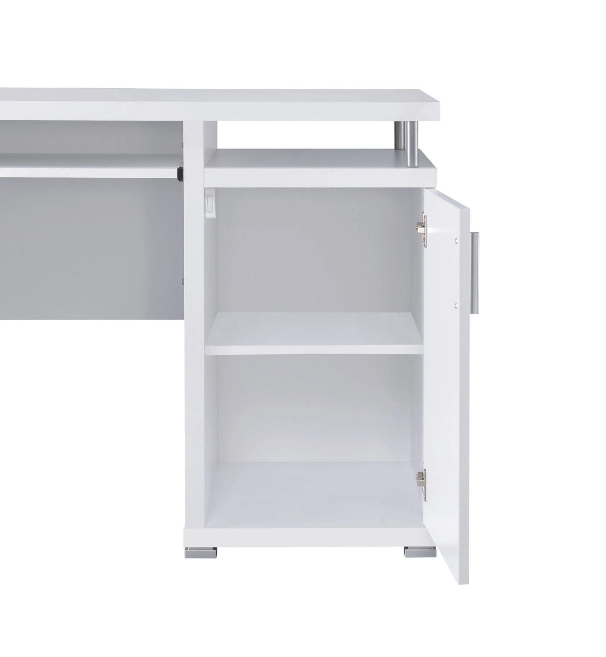 Tracy 2-Drawer Computer Desk Cappuccino - 800107 Pie's Variety Store