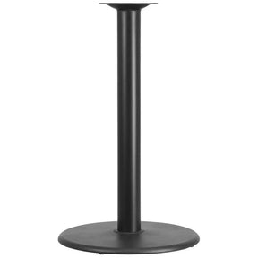 24'' Round Restaurant Table Base with 4'' Dia. Bar Height Column [XU-TR24-BAR-GG] Fl Furniture
