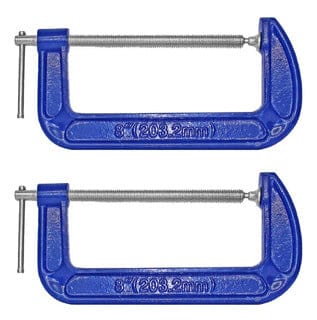 ToolCraft 8" G Clamp Holds metal and Wood parts for assembly