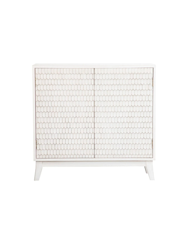 Rectangular 2-Door Accent Cabinet White - 953401 Pie's Variety Store
