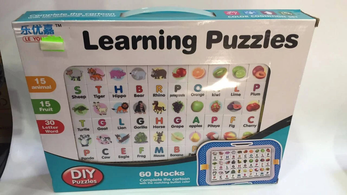 Learning Puzzle for Kids ages 3+ -672 Hannah Frederick