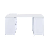 Yvette L-Shape Office Desk White - 800516 Pie's Variety Store