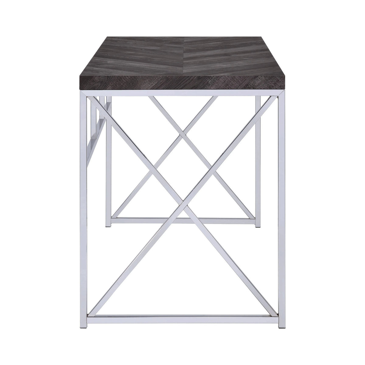 Grimma Writing Desk Rustic Grey Herringbone - 802611 Pie's Variety Store