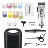 Conair Number Cut 20-Piece Haircut Kit with Number-Coded Clipper and Easy-to-Read Chart helps you remember everyone's favorite hair length using numbered combs that make it easy each time you cut hair - C-HC408R Elegant AccScents