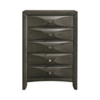 Salano 5-Drawer Rectangular Chest Mod Grey - 215885 Pie's Variety Store