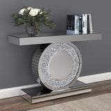 Rectangular Console Table Silver - 951745 Pie's Variety Store