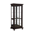 6-Shelf Rectangular Curio Cabinet Cappuccino And Clear - 4715 Pie's Variety Store