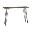 Rectangular Console Table Concrete And Black - 930050 Pie's Variety Store