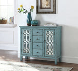4-Drawer Accent Cabinet Antique Blue - 950736 Pie's Variety Store
