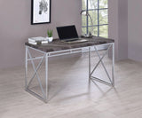 Grimma Writing Desk Rustic Grey Herringbone - 802611 Pie's Variety Store