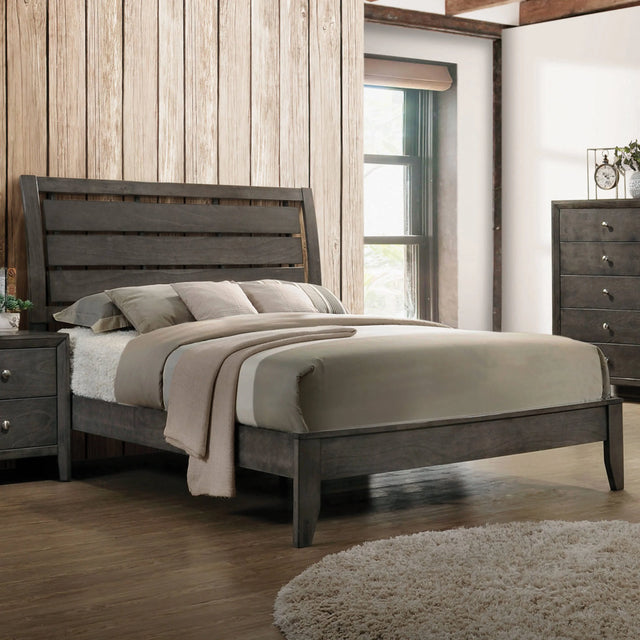 Serenity Twin Panel Bed Mod Grey - 215841T Pie's Variety Store