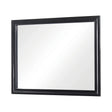 Miranda Rectangular Mirror Black - 206364 Pie's Variety Store