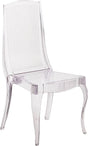 Elegance Crystal Ice Stacking Chair with Full Back Vertical Line Design - BH-K002-CRYSTAL-GG ADRIAN'S ELECTRONICS