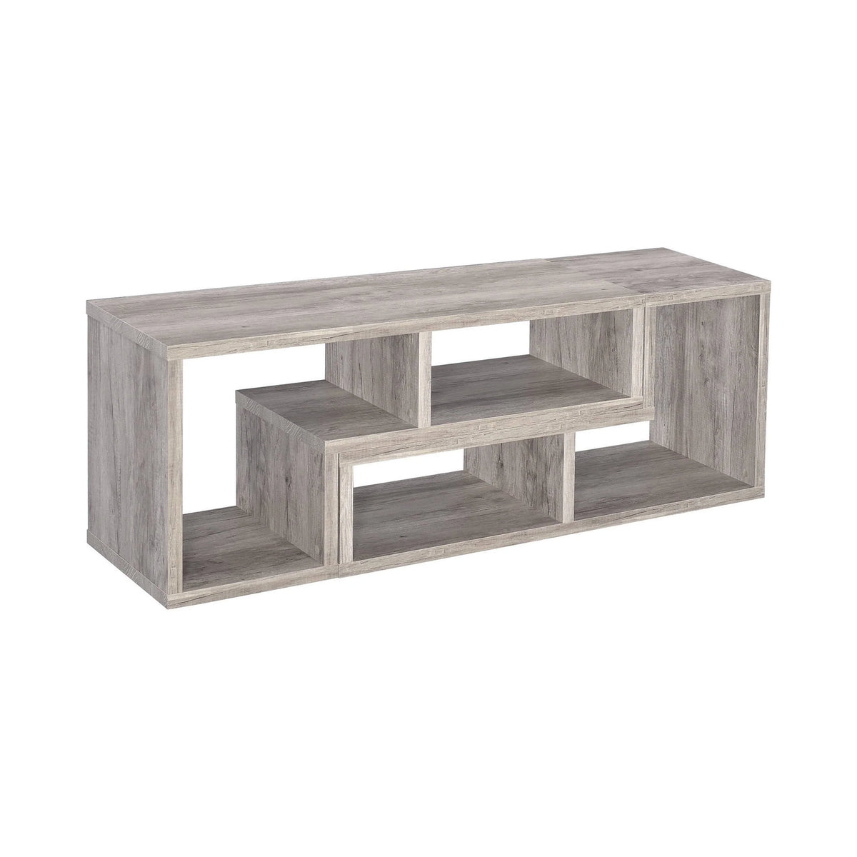 Convertible TV Console And Bookcase Cappuccino - 800329 Pie's Variety Store