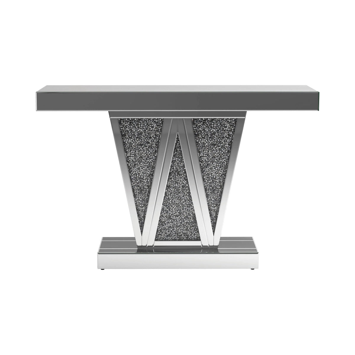 Rectangular Console Table Silver - 951786 Pie's Variety Store
