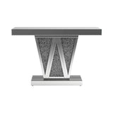 Rectangular Console Table Silver - 951786 Pie's Variety Store