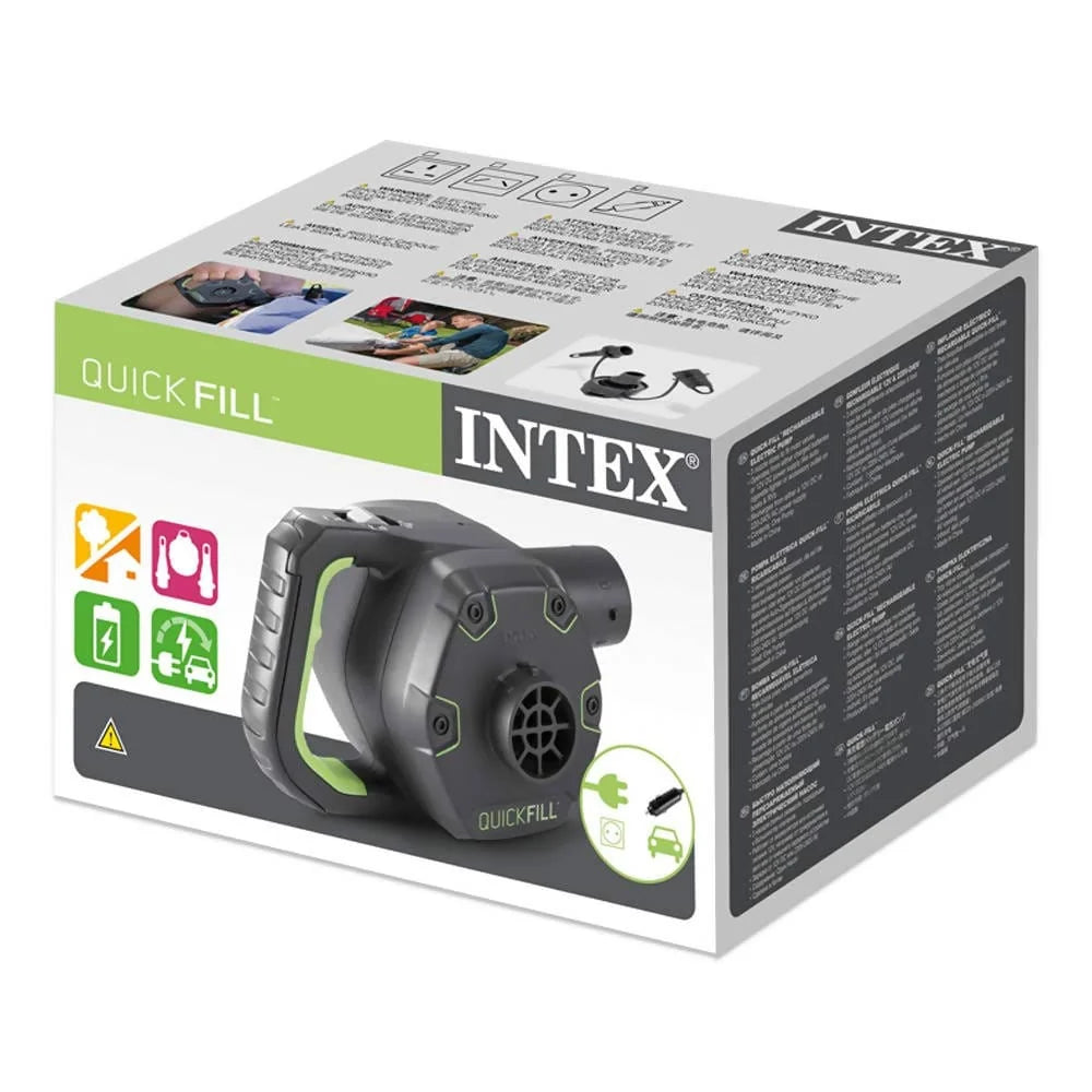Intex Quick Fill Electric Pump Rechargeable - 66641E Pie's Variety Store