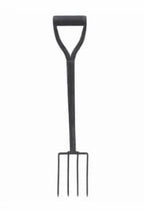 All Steel Fork with Metal Handle with "D-Grip" - TLSV002 MEGA
