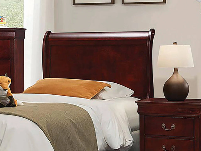 Louis Philippe Twin Sleigh Headboard Cherry - 222411TH Pie's Variety Store