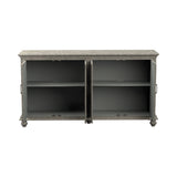4-Door Accent Cabinet Antique White - 952845 Pie's Variety Store