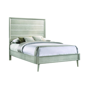 Ramon Full Panel Bed Metallic Sterling - 222701F Pie's Variety Store