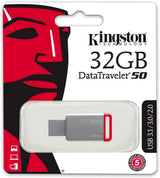 Kingston 32gb Usb Flashdrive-DT50 Hannah Frederick