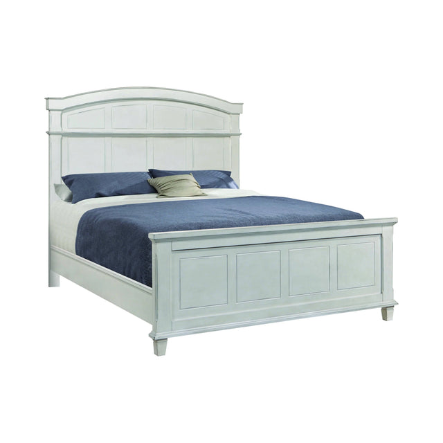 Carolina Queen Panel Bed Antique White - 222871Q Pie's Variety Store