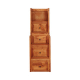 Wrangle Hill 4-Drawer Stairway Chest Amber Wash - 460098 A-Z Store Nadia