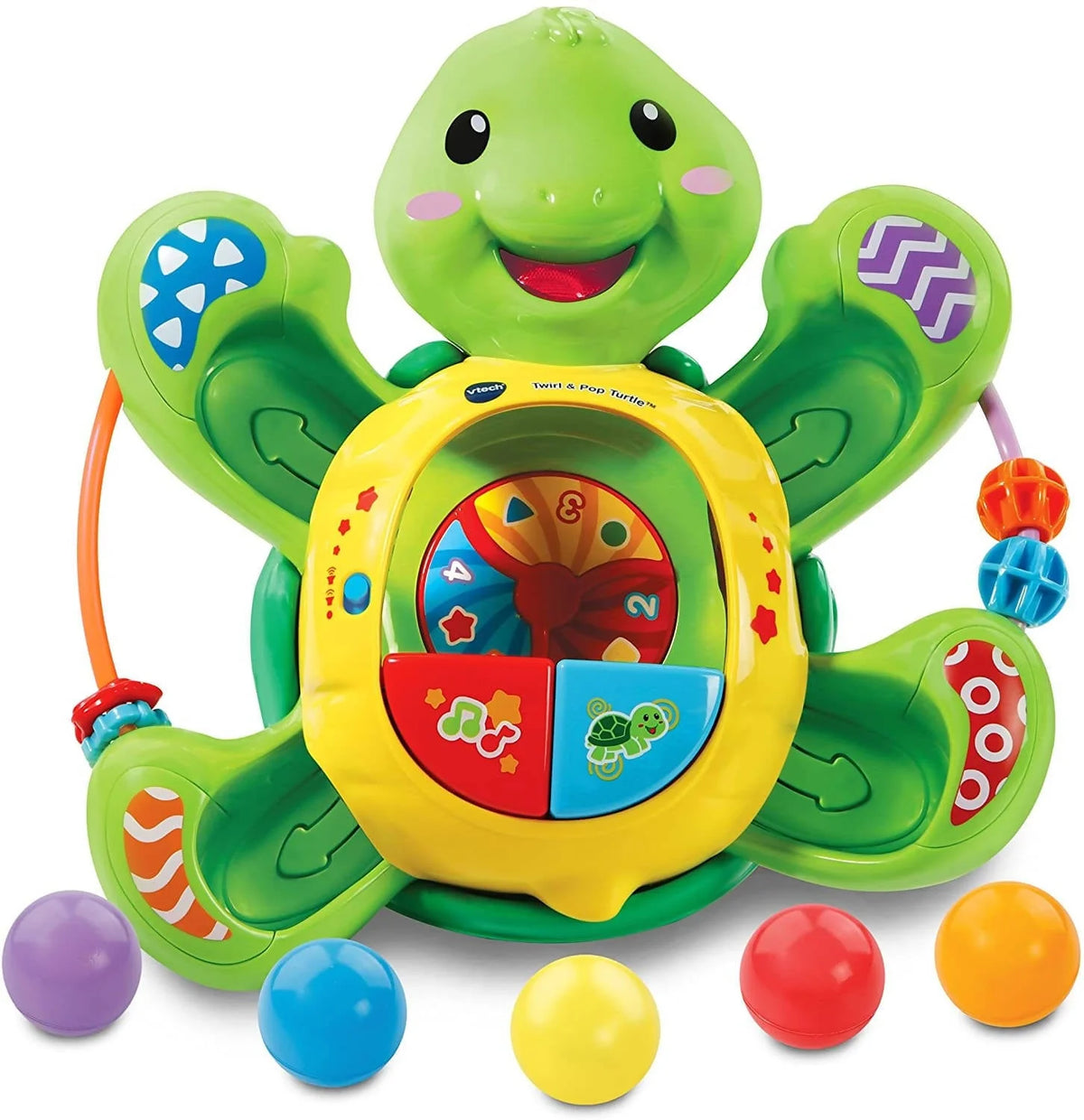 VTech Pop-a-Balls Twirl & Pop Turtle - 80-506100 Pie's Variety Store