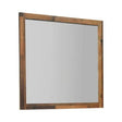 Sidney Square Mirror Rustic Pine - 223144 Pie's Variety Store