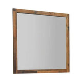 Sidney Square Mirror Rustic Pine - 223144 Pie's Variety Store