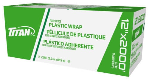 Titan Clear Plastic Wrap 12" x 2000' / 398069 dayana sifontes