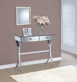 2-Drawer Console Table Clear Mirror - 950355 Pie's Variety Store