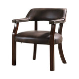 Upholstered Office Chair With Nailhead Trim Blue - 511N Pie's Variety Store