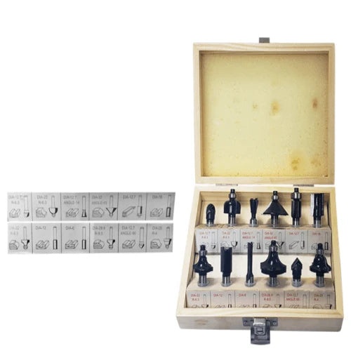 Hoteche Router 12PC carbide blade Bit Set