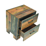 Sidney 2-Drawer Nightstand Rustic Pine - 223142 Pie's Variety Store