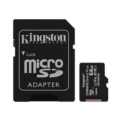 KINGSTON 64 GB MICRO SD CARD - KING64MISD Pie's Variety Store