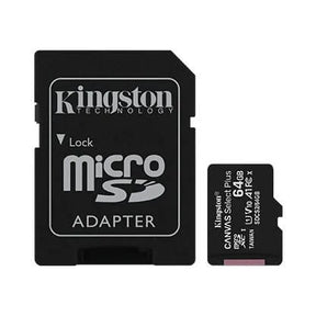 KINGSTON 64 GB MICRO SD CARD - KING64MISD Pie's Variety Store
