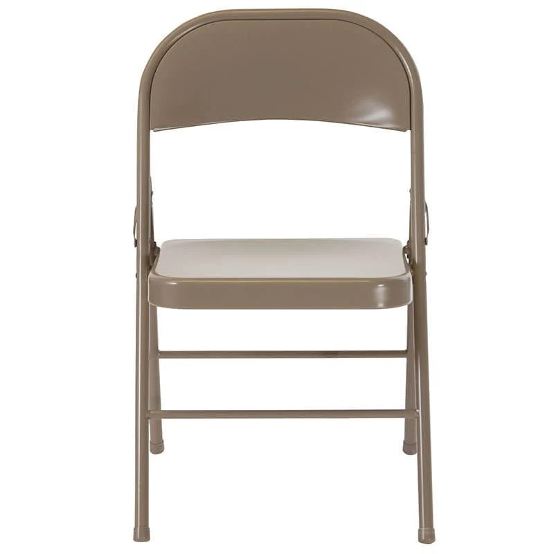 HERCULES Series Double Braced Black Metal Folding Chair Set of 2 [BD-F002-BK-GG] Pie's Variety Store