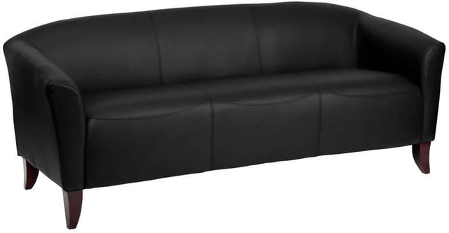 HERCULES Imperial Series Black LeatherSoft Sofa - 111-3-BK-GG Pie's Variety Store
