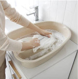 GTBW  Wash Tub 10 Lt: Household Laundry basin with washboard. Thick plastic washable wash basin Creative integrated baby washbasin - 6933 ebuystt