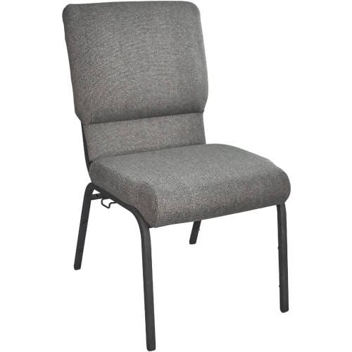 Advantage Navy Church Chair with Book Rack 18.5 in. Wide [PCHT185-101-BR] Pie's Variety Store