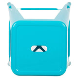 30" High Metal Indoor Bar Stool in Teal - Stackable Set of 4 [4-ET-31320-30-TL-R-GG] Fl Furniture