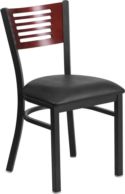  Black Vinyl Seat [XU-DG-6G5B-MAH-BLKV-GG] Pie's Variety Store