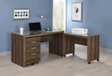 Luetta 48-Inch Rectangular Writing Desk Aged Walnut - 805621 Pie's Variety Store